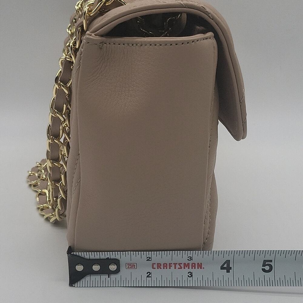 Valentino by Mario Valentino Antoinette Studs Dusty Pink Leather Bag NWT Italy - Picture 14 of 15